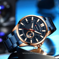 CURREN 8372 Men's Watch Quartz Watches Business Wristwatches Gold Luxury Watches Stainless Steel Relogio Masculino